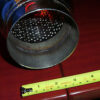 Sebring polished stainless exhaust tip , rear , 5.0 inch