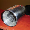Sebring polished stainless exhaust tip , rear , 5.0 inch - Image 2
