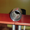 Sebring polished stainless exhaust tip , rear , 5.0 inch - Image 3
