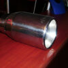 Sebring polished stainless exhaust tip , rear , 5.0 inch - Image 5