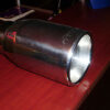 Sebring polished stainless exhaust tip , rear , 5.0 inch - Image 7