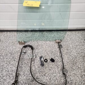 BMW E30 left rear manual window regulator and window
