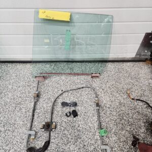 BMW E30 left rear manual window regulator and window
