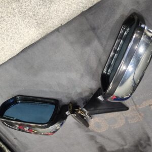 BMW E23 E24 633 635 Csi M6 635CSi 1982-1987 Chrome Door Side Mirrors OEM